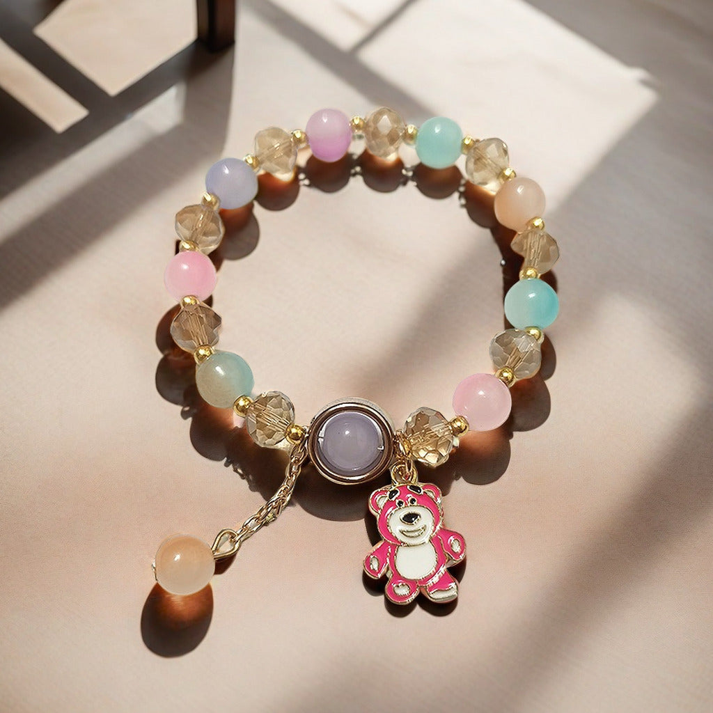 Colorful Glass Beaded Cartoon Bracelet