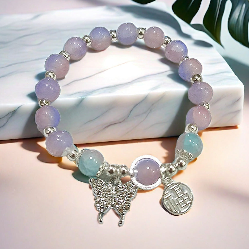 Butterfly Lucky Charm Bracelet