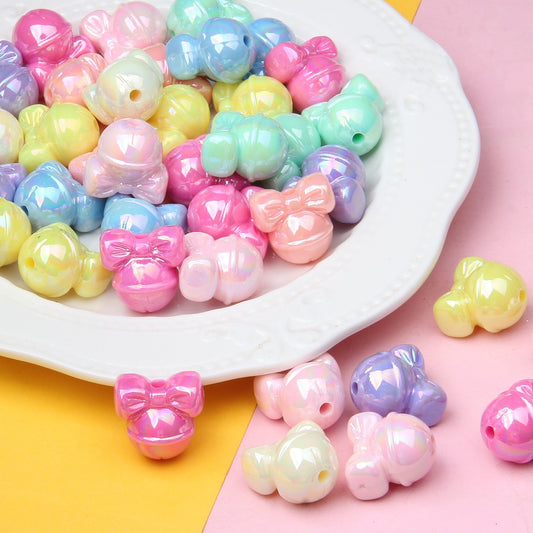 Acrylic Beads Lucky Bags - Open in Live - Bigger Hole for Pen Chain DIY